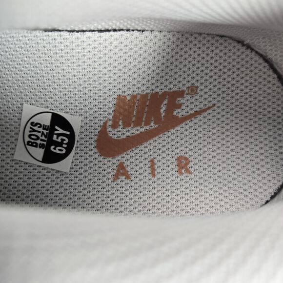 NEW Nike Air Force 1 LV8 GS Youth Kids Size 6.5 Rainbow Swoosh White FQ4948 100 - Picture 11 of 12